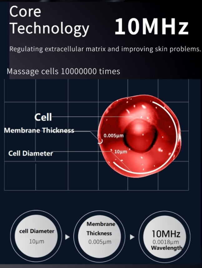 10MHz =10 miljoner gånger vibration på 1 sekund